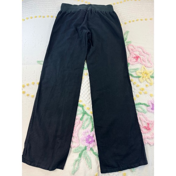 Banana Republic Black Linen Blend Wide Leg Lounge Pants XS - Picture 2 of 8